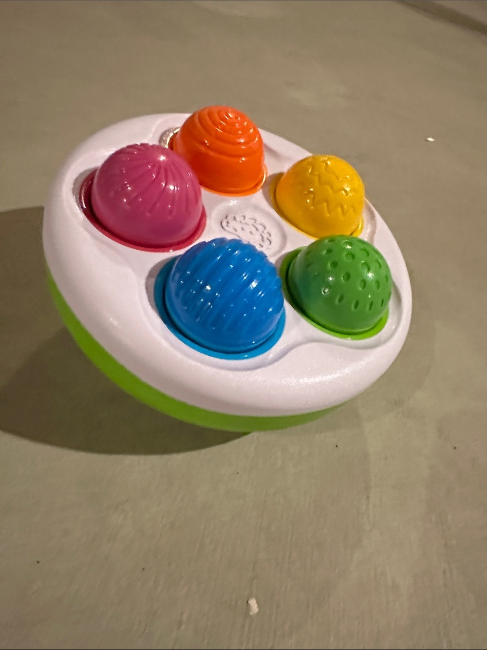 Multi-Color Sensory Pop Toy for Kids - Pink, Orange, Yellow, Blue, Green